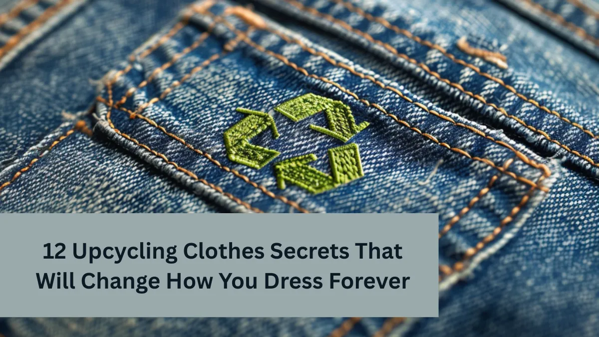 12 Upcycling Clothes Secrets That Will Change How You Dress Forever